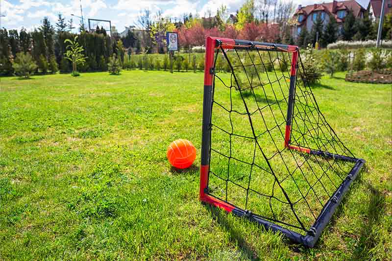 Fodboldmål til haven